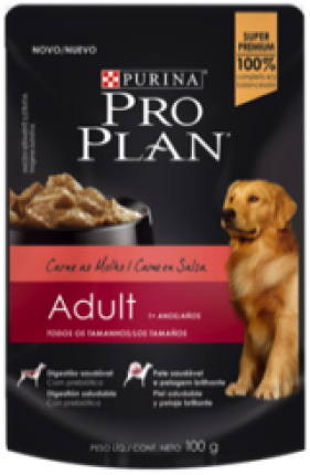 Purina Pro Plan Alimento húmedo Adulto - Carne en Salsa 100g Para perro